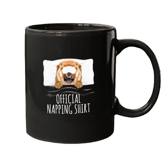 Chow Chow Pet Sleeping Dog Chow Chow Official Napping Mugs