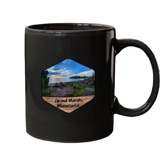 Grand Marais Minnesota Artist Point 1 Mugs