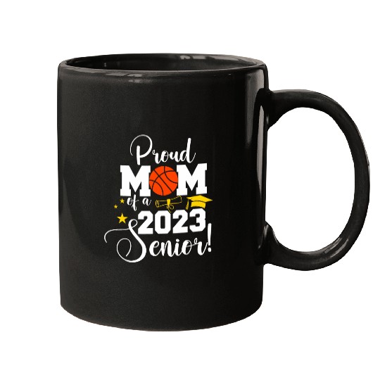 Sport Basketball Senior Year 23 Basketball Mom Class of Senior Mugs