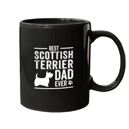 Scottish Terrier Pet Dad  Scottie Dog Owner Ever Mugs