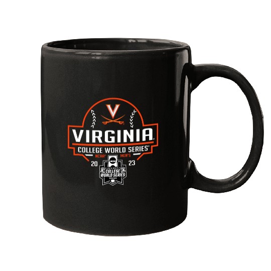 Sport Baseball Virginia Cavaliers College World Series Baseball Navy Mugs