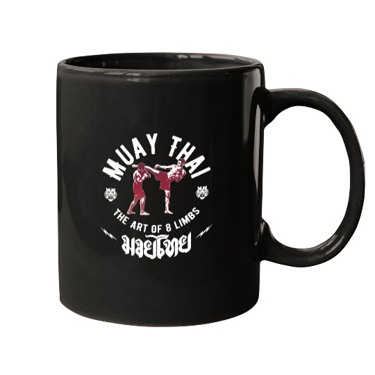 Sport Muay Thai gift Fight Club Mens Art of 8 limbs MMA Fighter Mugs
