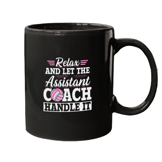 Sport Volleyball Coaching Volleyball Design for a Assistant Volleyball coach Mugs