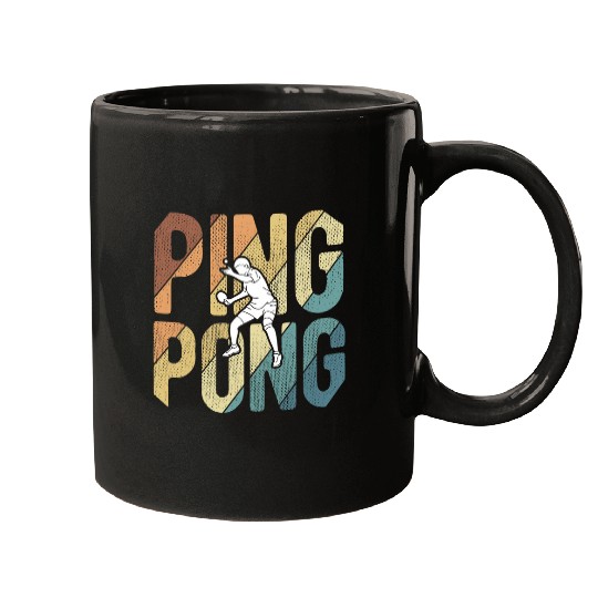 Sport Ping Pong Pingpong For Table Tennis 3 Mugs