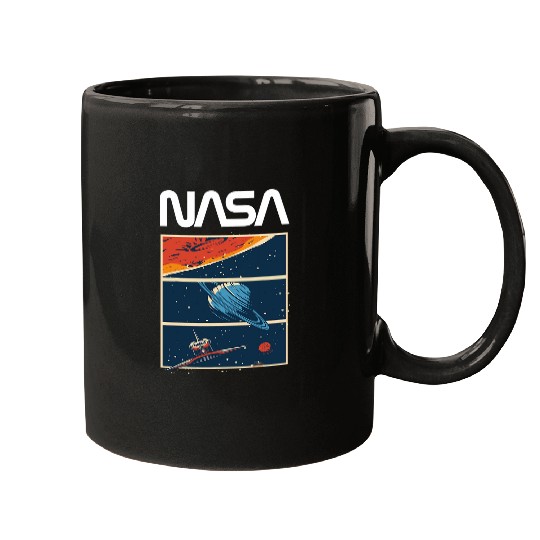 NASA vintages Retro Space Shuttle Astronaut Explorer Science Mugs