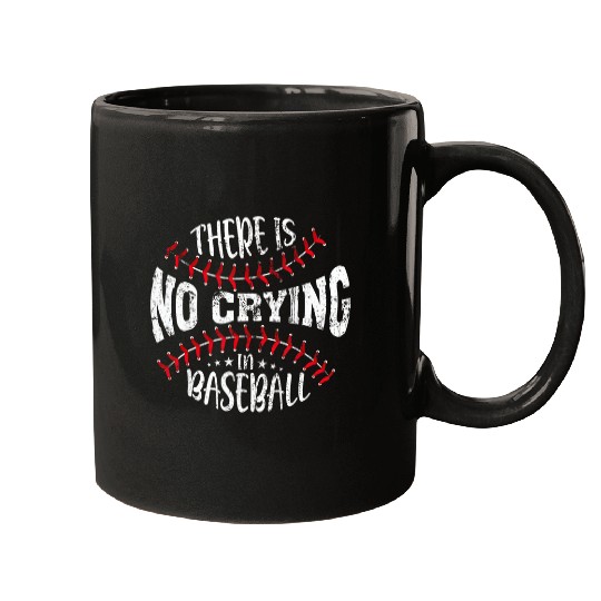 Sport Baseball There Is No Crying In Baseball vintages Retro Mugs