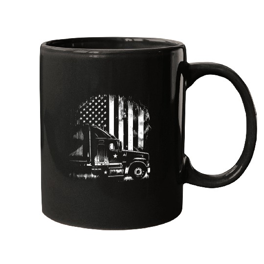 Funny trucker American Big Rigs Diesel Truck Driver 60 Mugs