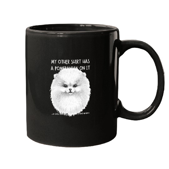 Pomeranian Pet On It Dog Lovers Adopt Dont Shop 3 Mugs