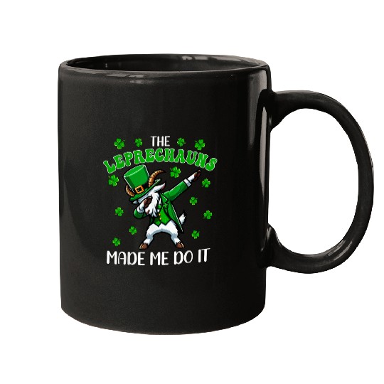 The Leprechauns Do It Patricks Day Shamrocks Goat Mugs