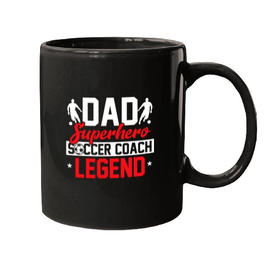 Sport Soccer Funny Soccer Lover Graphic Boys Men Dads Soccer Coach Mugs