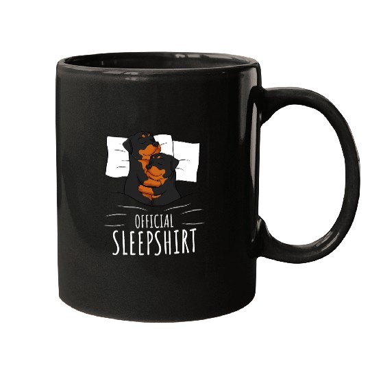 Rottweiler Pet Rottie Dog Official Sleep Mugs