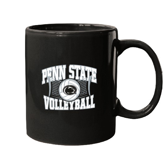 Sport Volleyball Penn State Nittany Lions Volleyball Spike Navy Mugs