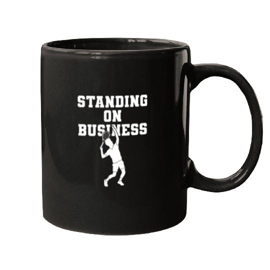 Sport Tennis Tennis Standing On Business Mens Tennis Boys Team School Mugs