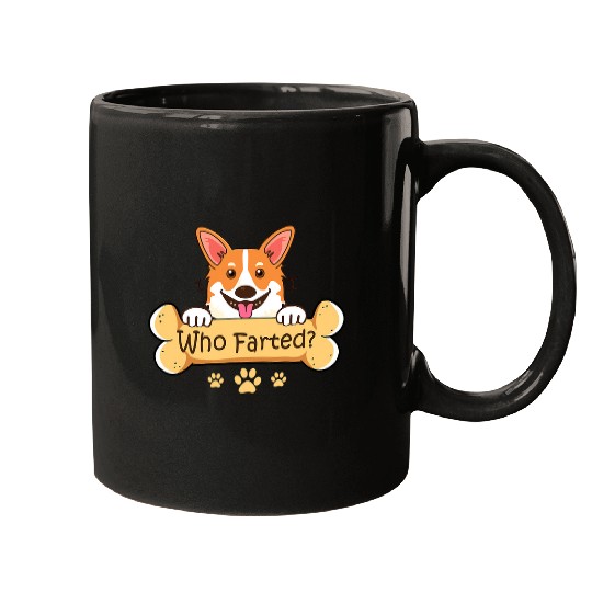 Corgi Pet Funny Welsh Corgi Who Farted Welsh Corgis 624 Mugs