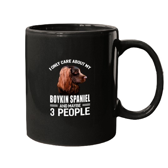 Boykin Spaniel Pet Dogs 365 I Care About My Boykin Spaniel Maybe 3 People Mugs