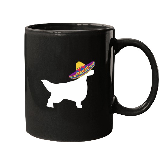 English Setter Pet English Setter Sombrero Cinco De Mayo Funny Dog 1 Mugs