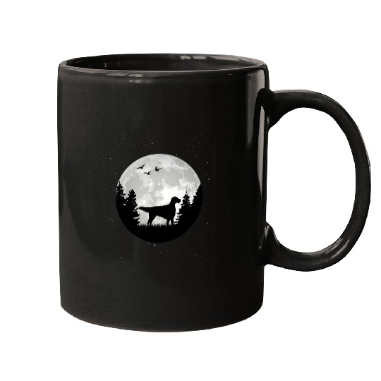 English Setter Pet English Setter Moon Mugs