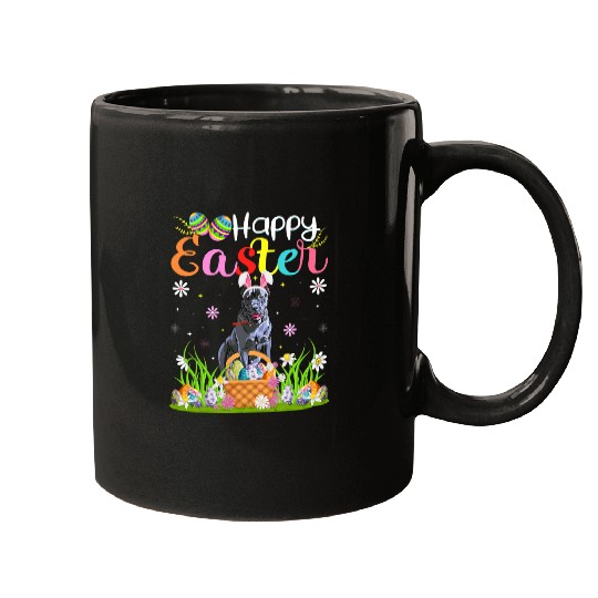 Cane Corso Pet Bunny Egg Hunt Funny Cane Corso Happy Easter Mugs