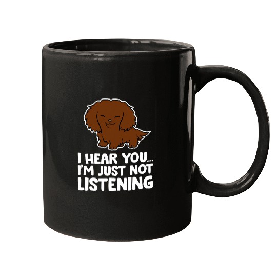 Boykin Spaniel Pet I Hear You Im Just Not Listening Mugs