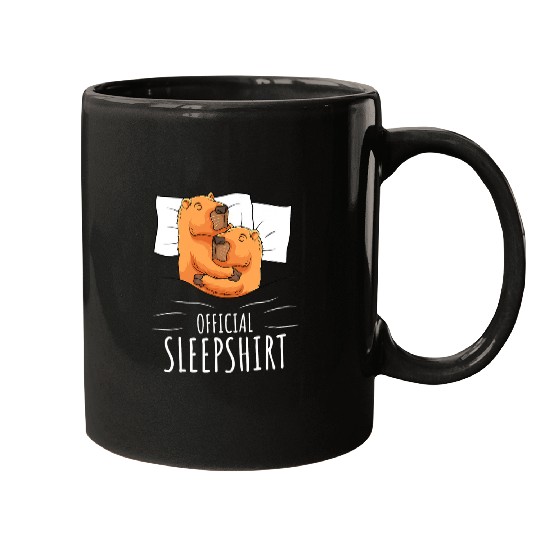 capybaras Mammal Official Sleep 1 Mugs