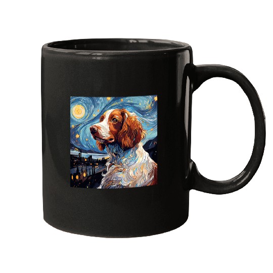 Boykin Spaniel Pet Starry Night For Dog Mom Dog Dad 3 Mugs