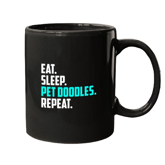 Goldendoodle Pet Eat Sleep Doodle Repeat Labradoodle Goldendoodle Mugs