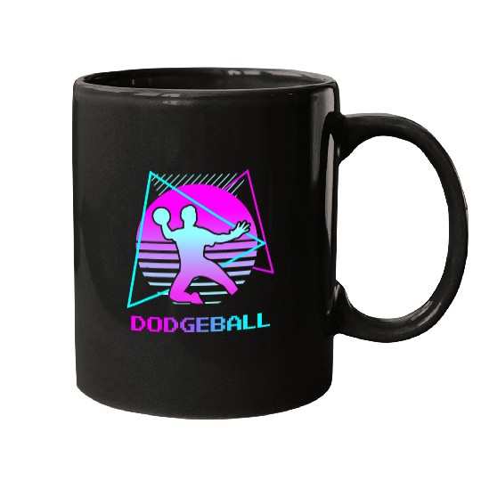 Sport Dodgeball Retro vintages Classic Dodgeball Player 6 Mugs