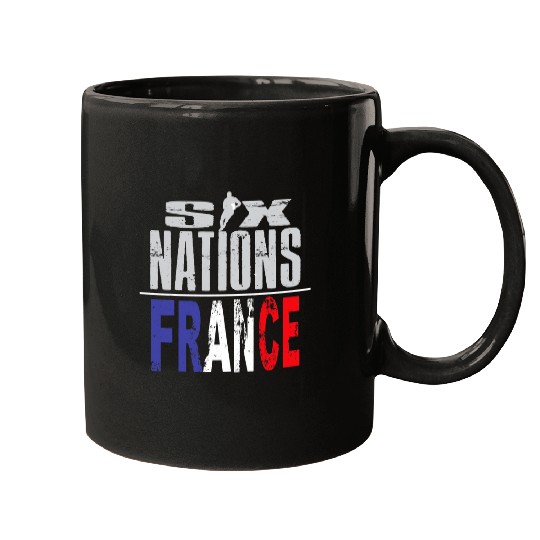 Sport Rugby France Rugby Fan Player Coachs and Rugby Supporter Mugs