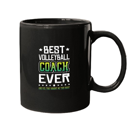 Funny Volleyball Lover Graphic Women Men Volleyball Coach Mugs