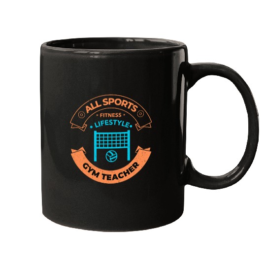 Sport Volleyball Gym Teacher s Volleyball Coachs s Volleyball Coach Mugs