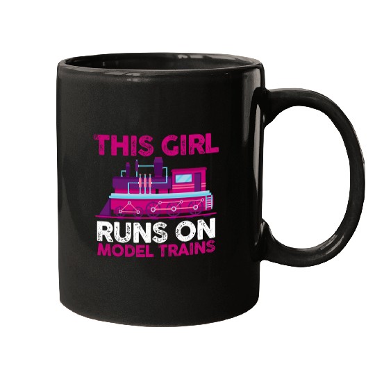 Discover Railway Locomotive Model Train RC Railroad Pilot 24 Mugs
