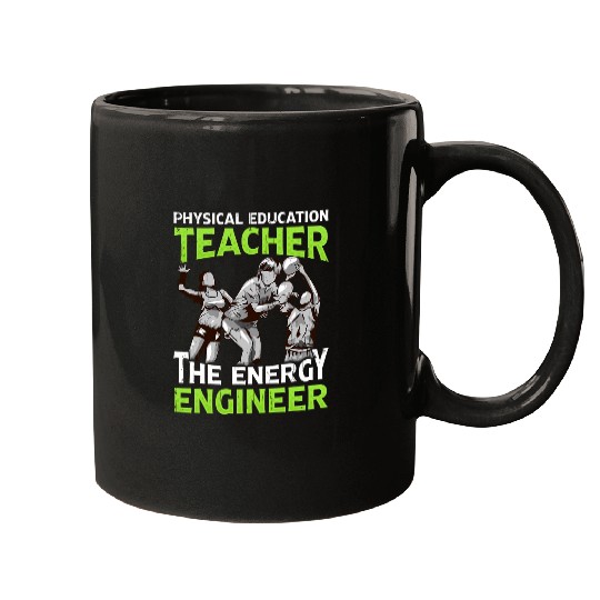 Sport Volleyball Energy engineer. Physical education teacher volleyball coach Mugs