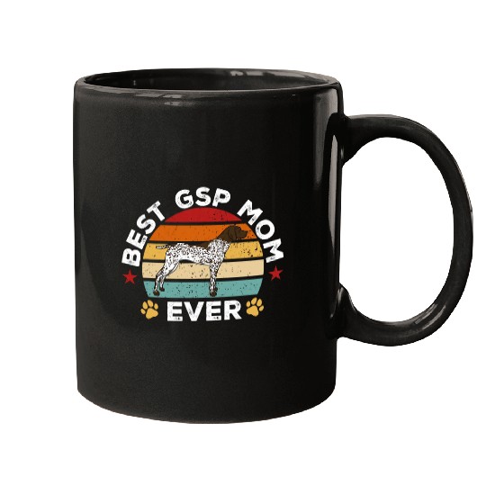 German Shorthaired Pet Retro vintages German Shorthaired Pointer bests GSP Mom Ever Mugs