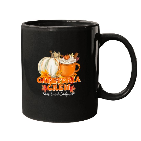 Cafeteria Crew Custodian Squad School Cleaning Staff Fall Mugs