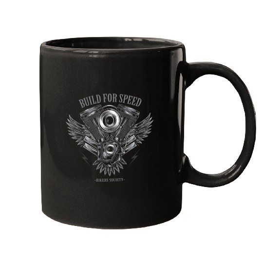 Build For Speed Bikers Society Mugs