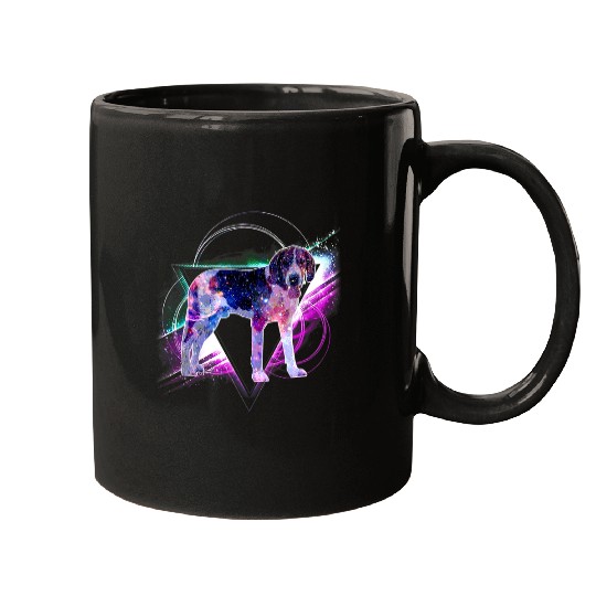 Foxhound Pet Aesthetic Galaxy American Mugs