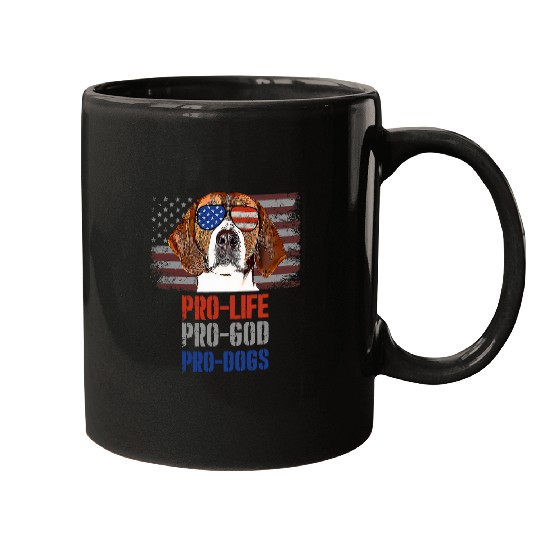Foxhound Pet Christian American Foxhound Pro Life Pro God Pro Dogs Mugs