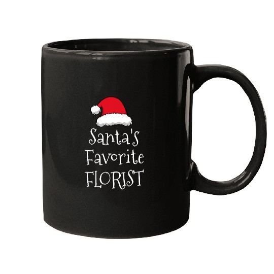 Discover Santas Favorite Florist 2Christmas Funny Gift Pajama Xmas Mugs