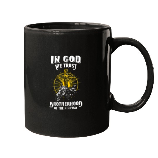 In God We Trust Brotherhood Highway Mugs