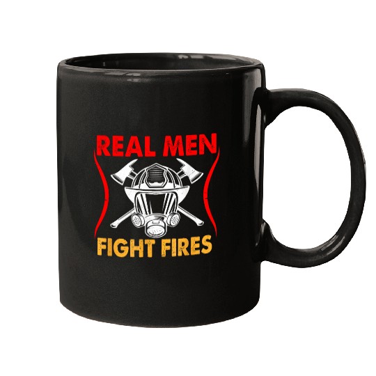 Volunteer Firefighter Fireman Firetruck Fires Department 220 Mugs