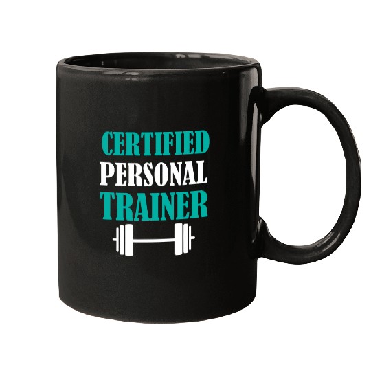 Funny Health And Fitness Coachs Certified Personal Trainer Mugs