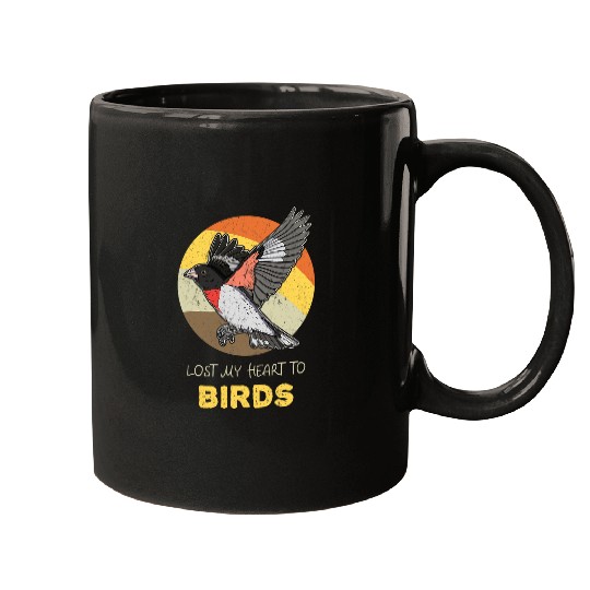 Grosbeak ornithology birdwatching biologist binocular birder 14 Mugs