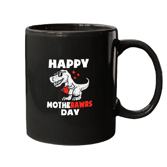 Dinosaur Pet Kids Happy Mothers Day T rexs Dinosaur Son Rawr Mom Toddler Mugs