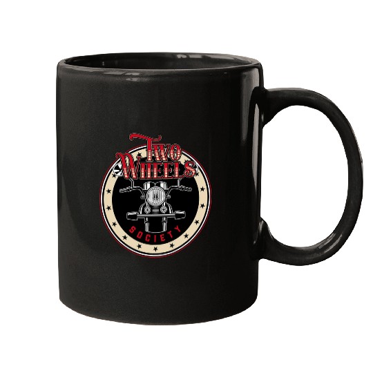 Motorcycle Biker Club Motorbike Rider Two Wheels Society Mugs