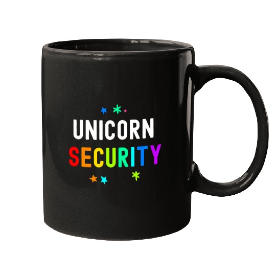 Unicorn Pet Halloween Dad Mom Daughter Adult Costume Unicorn Security1 Mugs