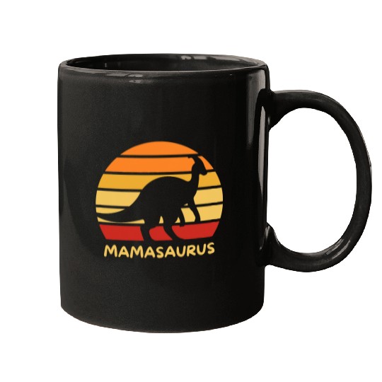 Dinosaur Pet Mamasaurus Dino for Mom Mother Mugs