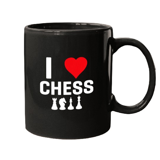 I Love Chess Chess Coachs Chess Club Mugs