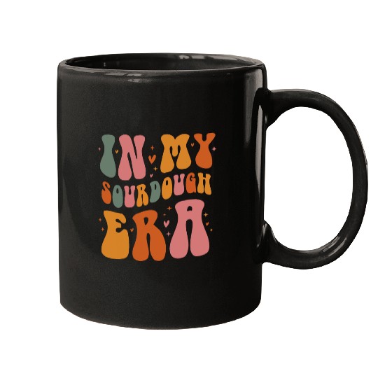 In My Sourdough Era Groovy Baker Bread Lover Mugs