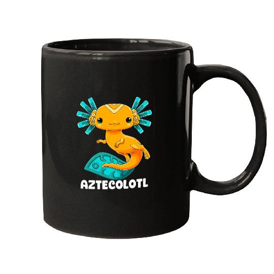 Axolotls Pet Aztec Axolotls Mythology Ancient Mexican Salamander Fish Mugs