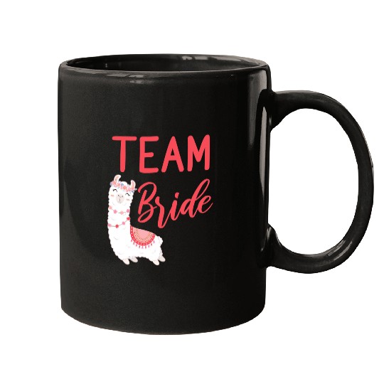 Llama Pet Team Bride Llama Alpaca Alpaca JGA Engagement 9 Mugs